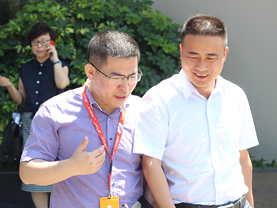 商務局葉局、范局、殷處長等領導親臨橙樹指導外貿跨境電商工作